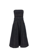 Selvportrett Bandeau Midi -kjole