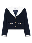 Self Portrait Bouclé Jacket With Jewel Buttons