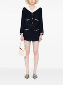 Self Portrait Bouclé Jacket With Jewel Buttons