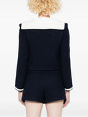 Self Portrait Bouclé Jacket With Jewel Buttons