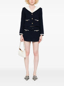 Self Portrait Bouclé Mini jupe avec short