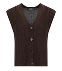 Mm Max Mara Ranghi Brun strikket vest