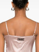 La mini robe Attico avec des inserts en dentelle