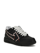 Off White Leather Sneakers With Arrow Motif
