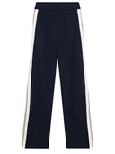 Pantalones de mezcla de viscosa con logo de Autry