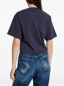 Uit wit t -shirt met geborduurd logo