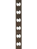 Khaite Benny Belt With Studs Silver Buckle (30 Mm)