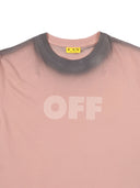 T-shirt spray teint en pièce blanc cassé S/S Rose Rose S