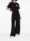 Amiri Graphic Print Crop T Shirt