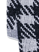 Dries Van Noten Magenta 2726 M.K. Scarf White