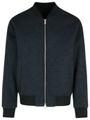 Dries Van Noten Men`s Black Cotton Blend Reversible Jacket, "Volker"