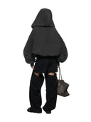 The Attico Faded Black Sweatshirt