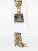 Moschino tie moi sac fourre-tout en cuir