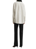 Toteme Classic Striped Shirt White/Oyster