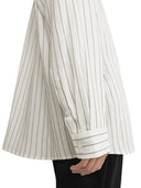 Toteme Classic Striped Shirt White/Oyster