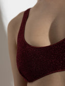 Oseree Oseree Burgundy Burgundy Swimsuit