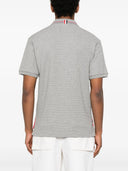 Thom Browne Cotton Polo With Logo Embroidery