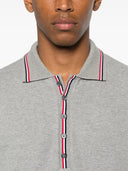 Thom Browne Cotton Polo With Logo Embroidery