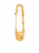Versace Safety Pin Medusa Brooch