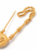 Versace Safety Pin Medusa Brooch