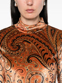 Etro Paisley Print Midi Dress