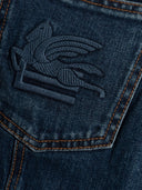 Etro Pegasus Motif Jeans