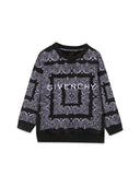 Givenchy crewneck sweatshirt mønstret trykk og logo