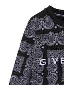 Givenchy crewneck sweatshirt mønstret trykk og logo
