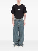 Mm6 Maison Margiela Straight Leg Jeans With Reverse