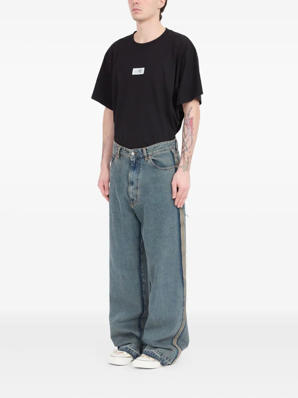 MM6 Maison Margiela Rechte been jeans met omgekeerde