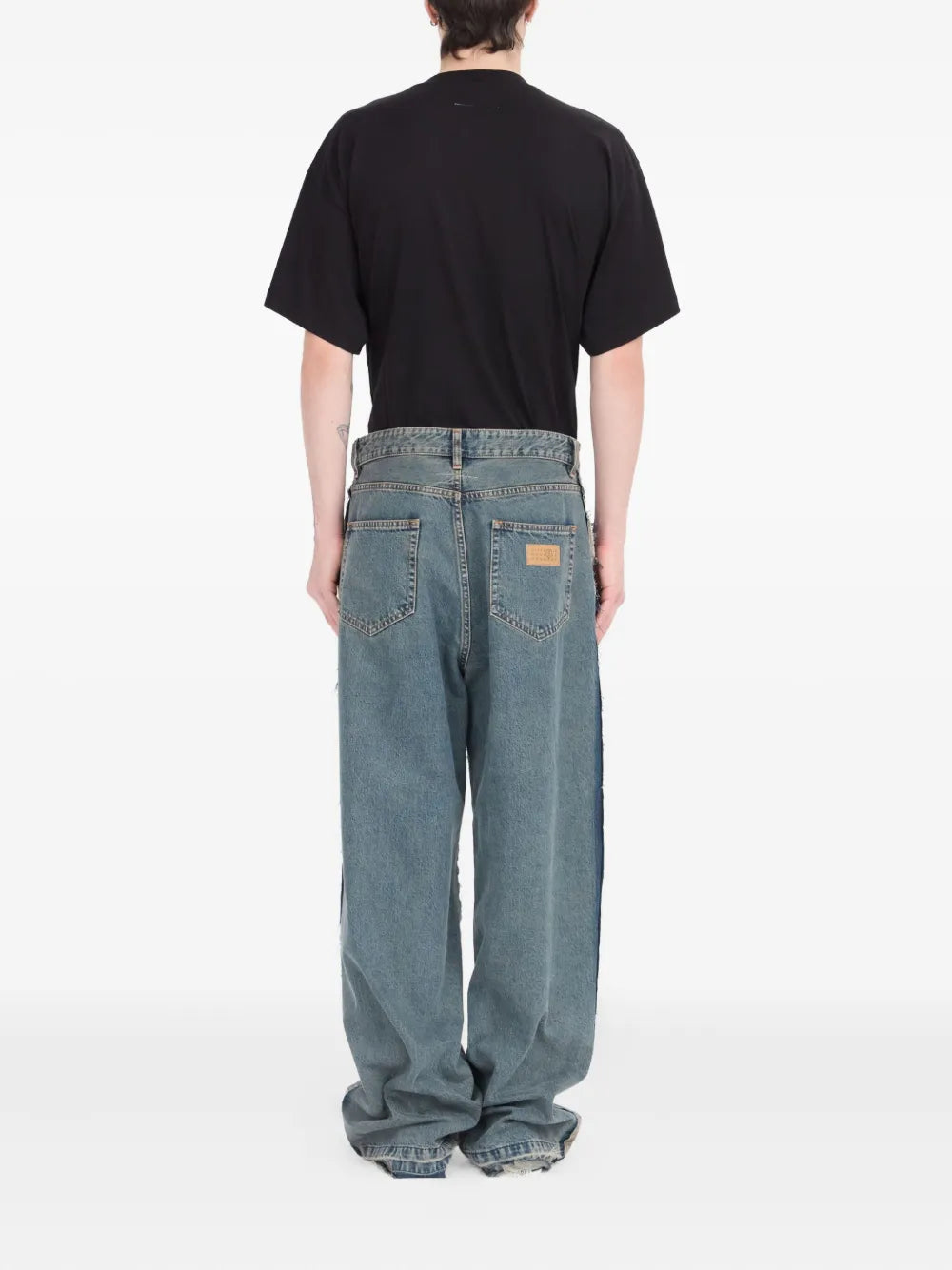 MM6 Maison Margiela Rechte been jeans met omgekeerde