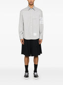 THOM BROWNE FLANCELLA CAMILA CON QUATTRO DETTAGLIO DI STRIPE