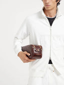 Brunello Cucinelli Double Zip Toiletry Bag