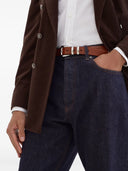 Jeans Brunello Cucinelli con ricamo