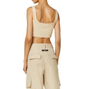 Palm Angels Cotton Cropped Top