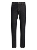 Dolce & Gabbana Jeans With Logo Plaque