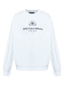 Felpa con stampa logo Dolce & Gabbana