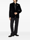 Dolce & Gabbana Velvet Notched Lapel Blazer