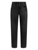 Dolce & Gabbana -Baumwolljeans mit Logo -Applizé