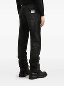 Dolce & Gabbana -Baumwolljeans mit Logo -Applizé