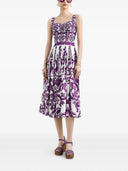 Dolce & Gabbana Majolica Print Midi Dress