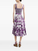 Dolce & Gabbana Majolica Print Midi Dress
