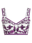 Top de impresión gráfica Dolce & Gabbana