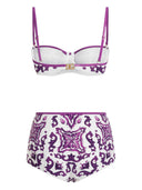 Dolce & Gabbana Majolica Print Bikini