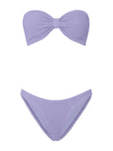 Hunza G Black Check Jean Bikini