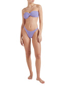 Hunza G Black Check Jean Bikini