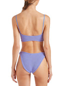 Hunza G Misty Bikini With Pearl Circle Lilac