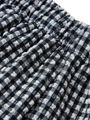 Hunza G Black Check Seersucker Shorts
