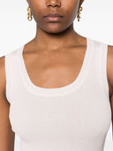 Parosh Ribbed Knit Tank Top