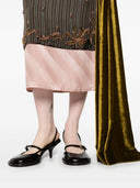 Dries Van Noten Senice Bis Emb 2267 W.W. Skirt Brn